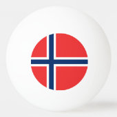 Noorse vlag pingpongbal (Voorkant)