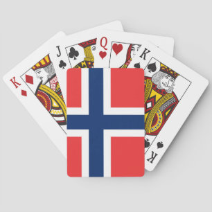 Noorse vlag pokerkaarten