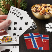 Noorse vlag pokerkaarten (Insitu)
