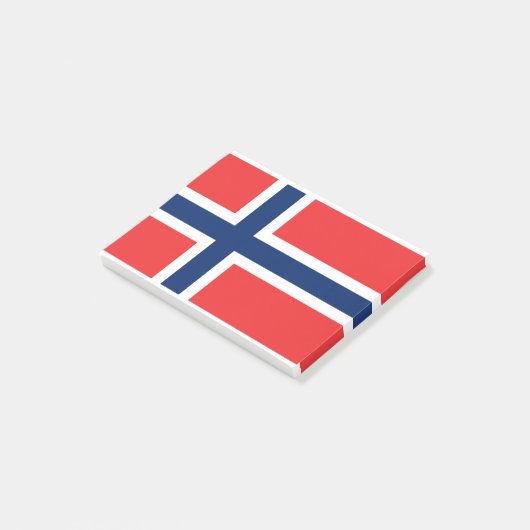 Noorse vlag post-it® notes (Schuin)