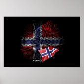 Noorse vlag poster (Voorkant)