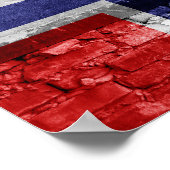 Noorse vlag poster (Hoek)