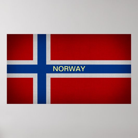 Noorse vlag poster (Voorkant)