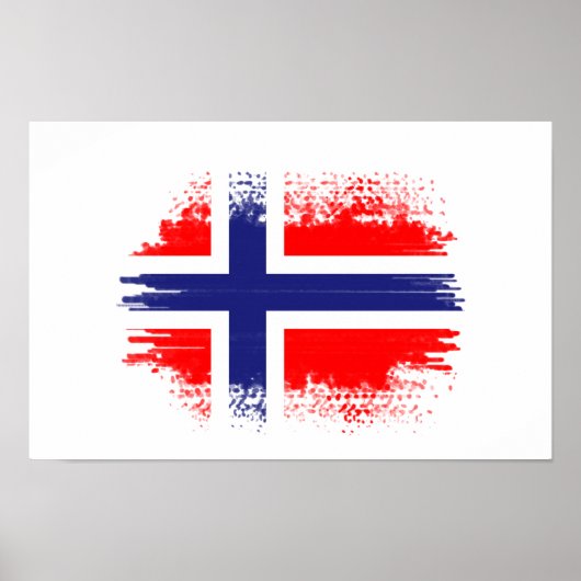 Noorse vlag poster (Voorkant)