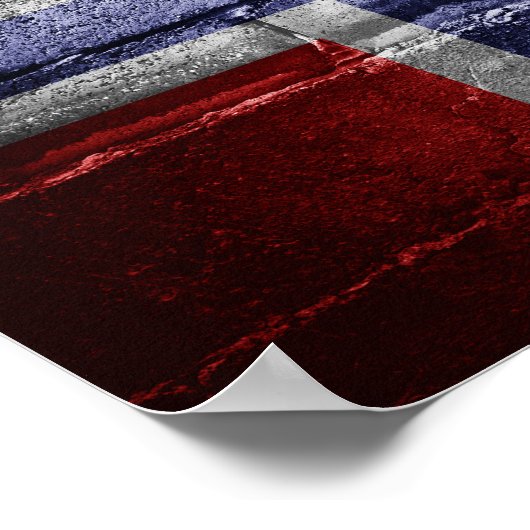 Noorse vlag poster (Hoek)