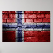 Noorse vlag poster (Voorkant)