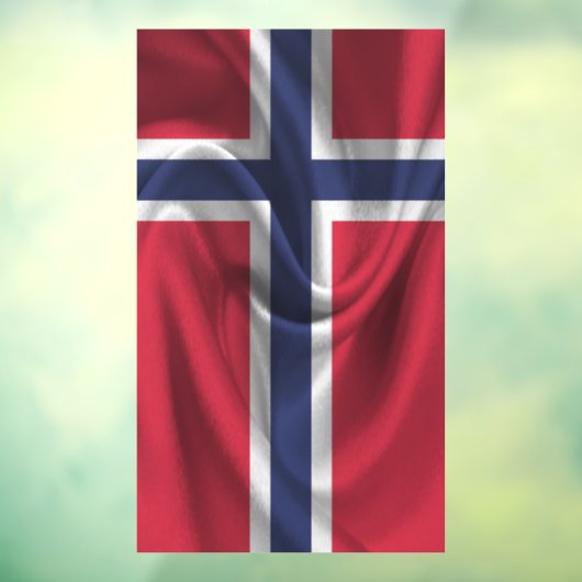 Noorse vlag raamsticker (Vel 3)