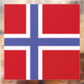 Noorse vlag raamsticker (Vel 2)