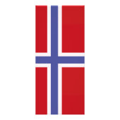 Noorse vlag reclamekaart (Voorkant)