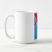 Noorse vlag reisposter koffiemok (Links)