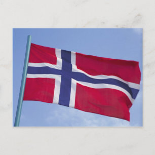 Noorse vlag RF) Briefkaart