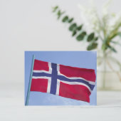 Noorse vlag RF) Briefkaart (Staand voorkant)