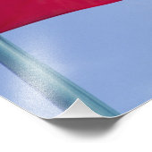 Noorse vlag RF) Foto Afdruk (Hoek)