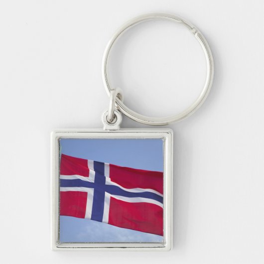 Noorse vlag RF) Sleutelhanger (Voorkant)