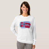 Noorse vlag RF) T-shirt (Voorkant volledig)