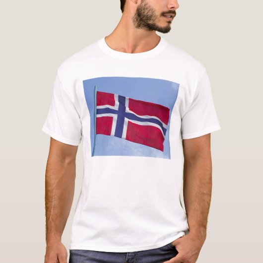 Noorse vlag RF) T-shirt (Voorkant)