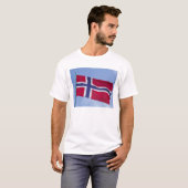 Noorse vlag RF) T-shirt (Voorkant volledig)