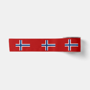 Noorse vlag satijnen lint