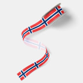 Noorse vlag satijnen lint (Achterkant)