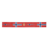 Noorse vlag satijnen lint (Voorkant)