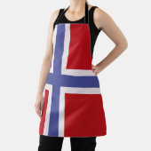 Noorse vlag schort (Insitu)