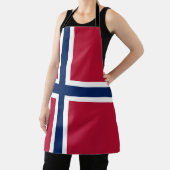 Noorse vlag schort (Insitu)