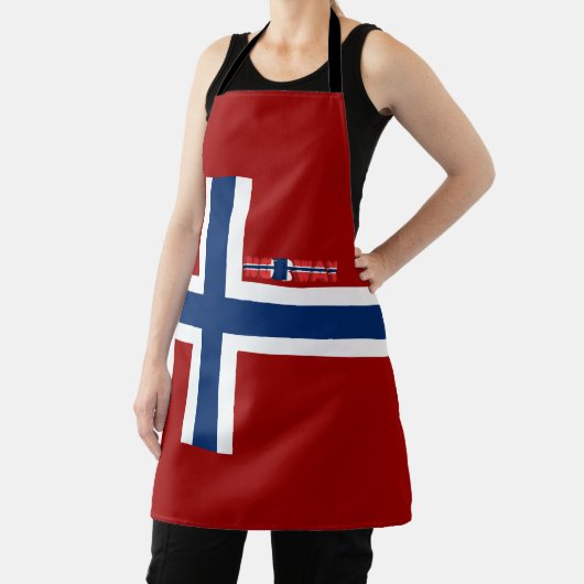 Noorse vlag schort (Insitu)