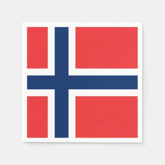 Noorse vlag servet (Voorkant)