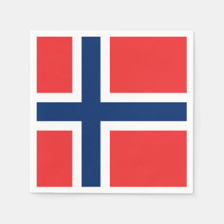 Noorse vlag servetten