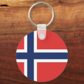 Noorse vlag sleutelhanger (Voorkant)
