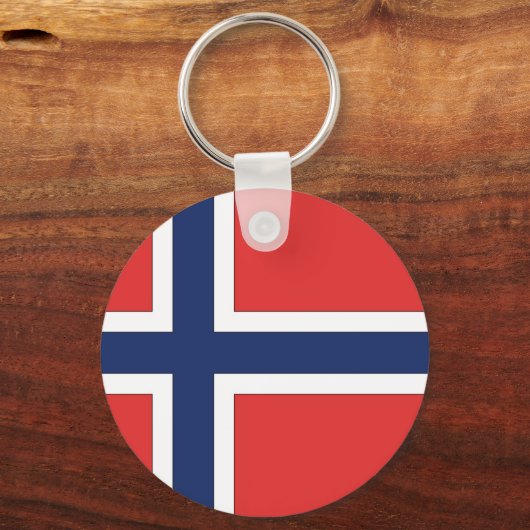 Noorse vlag sleutelhanger (Voorkant)