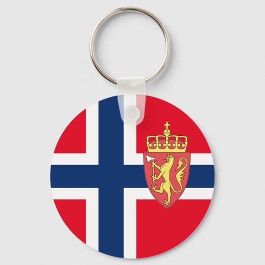 Noorse vlag sleutelhanger (Voorkant)