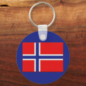 Noorse vlag sleutelhanger (Voorkant)