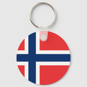 Noorse vlag sleutelhanger