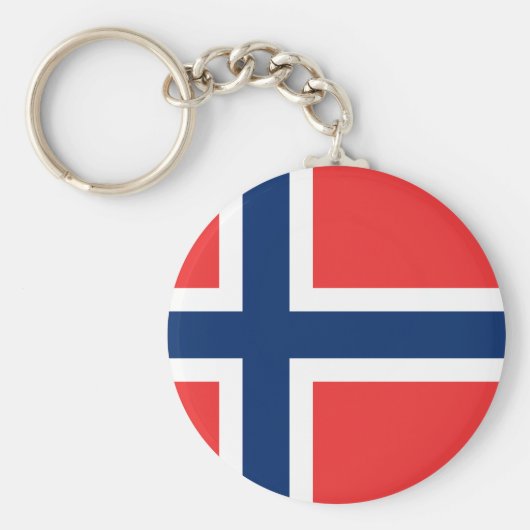 Noorse vlag sleutelhanger (Voorkant)