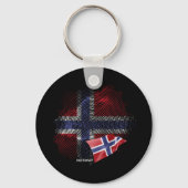 Noorse vlag sleutelhanger (Achterkant)