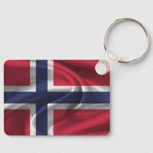 Noorse Vlag Sleutelhanger