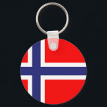 Noorse vlag sleutelhanger<br><div class="desc">Vlag van Noorwegen</div>