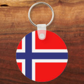 Noorse vlag sleutelhanger (Voorkant)