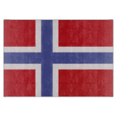 Noorse vlag snijplank (Voorkant)