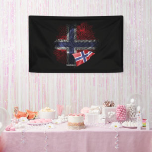 Noorse vlag spandoek