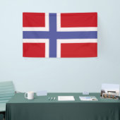 Noorse vlag spandoek (Beurs)