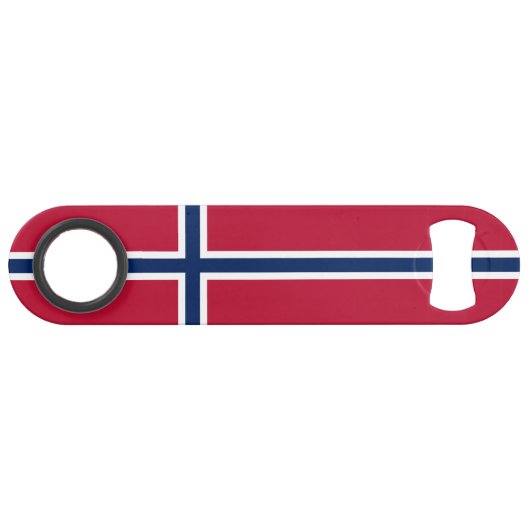 Noorse vlag speed flessenopener (Voorkant (Horizontaal))