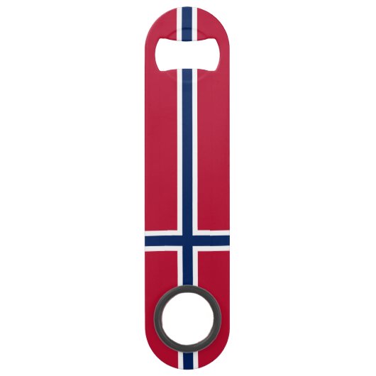 Noorse vlag speed flessenopener (Achterkant)