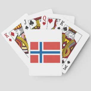 Noorse vlag speelkaarten