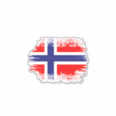 Noorse vlag sticker (Voorkant)