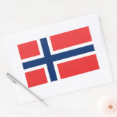 Noorse vlag Sticker (Envelop)