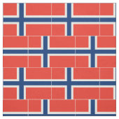 Noorse vlag stof (Swatch)