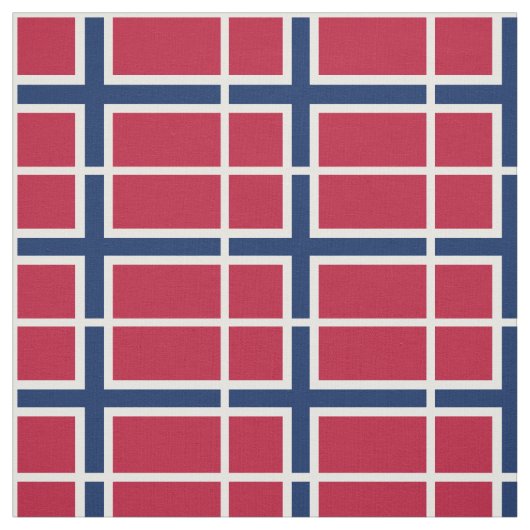 Noorse vlag stof (Swatch)