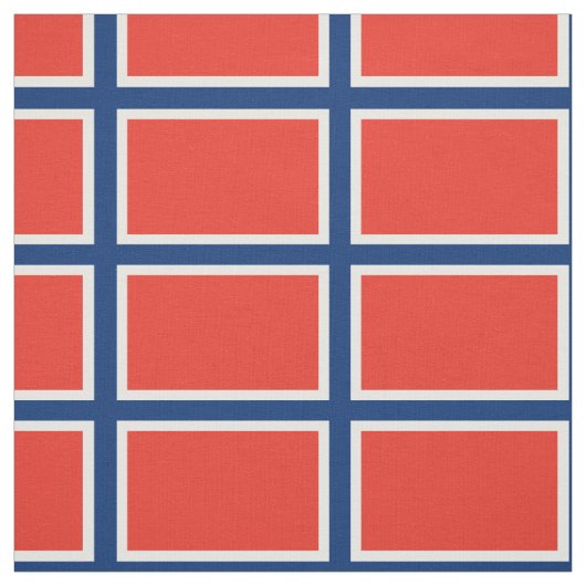Noorse vlag stof (Swatch)